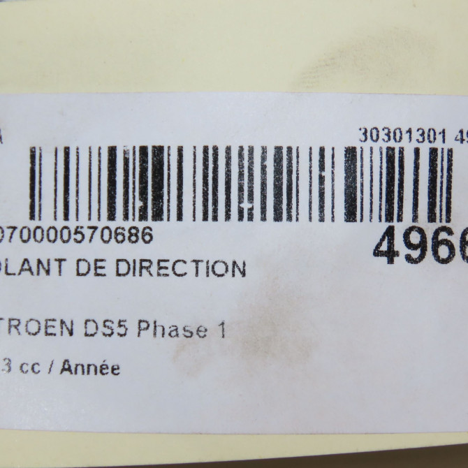 Volant de direction occasion CITROEN DS5 Phase 1 06-2011->... 98002842ZQ 6