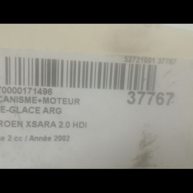 Mecanisme+moteur leve-glace arg occasion CITROEN XSARA Phase 2 09-2000->12-2005 2.0 HDi 110ch 922381 3