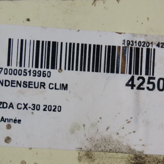 Condenseur clim occasion MAZDA BDMN61480A 6