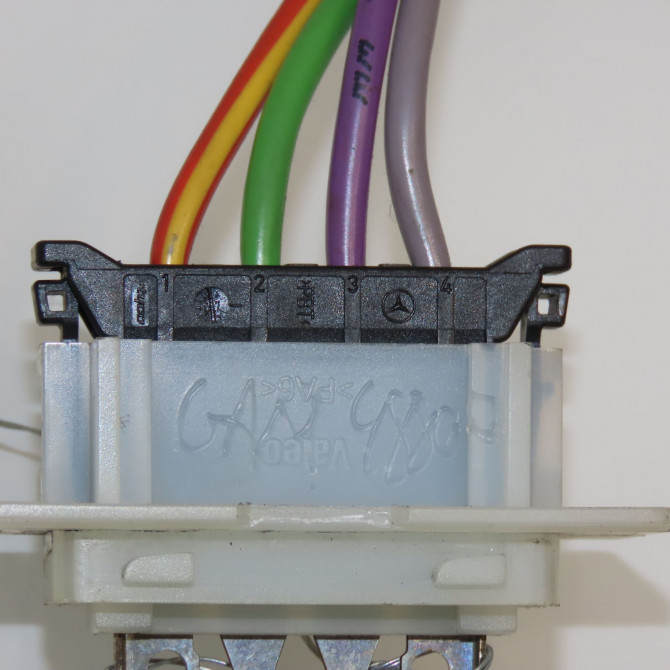 Resistance de chauffage occasion MERCEDES CLASSE A II Phase 1 12-2004->04-2008 A170 116ch 1698300861 3