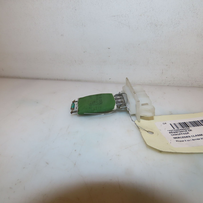 Resistance de chauffage occasion MERCEDES CLASSE A II Phase 2 04-2008->06-2012 A 180 CDI 1698300861 2