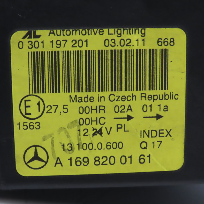 Phare gauche occasion MERCEDES CLASSE A II Phase 1 12-2004->04-2008 A 180 CDI 1698200361 4