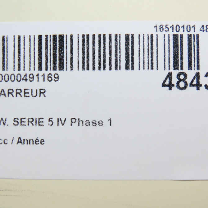 Démarreur occasion B.M.W. SERIE 5 IV Phase 1 12-1995->07-2000 12412354709 7