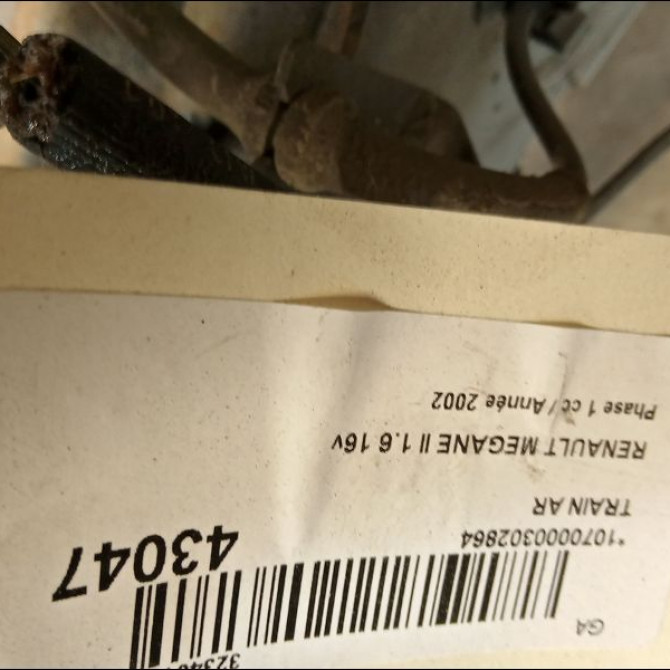 Train arrière occasion RENAULT MEGANE II Phase 1 09-2003->12-2005 1.6 16v 7701478430 5