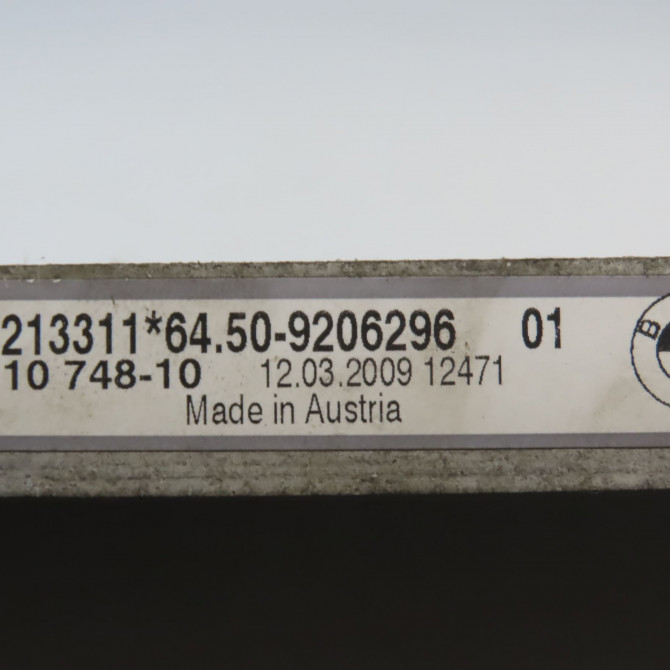 Condenseur clim occasion B.M.W. SERIE 1 I Phase 1 01-2007->07-2011 118d 143ch 64539229021 4