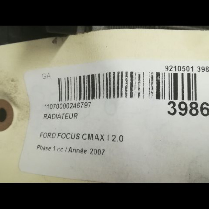 Radiateur occasion FORD FOCUS CMAX I Phase 1 09-2003->03-2007 2.0 TDCI 16v 135ch 3