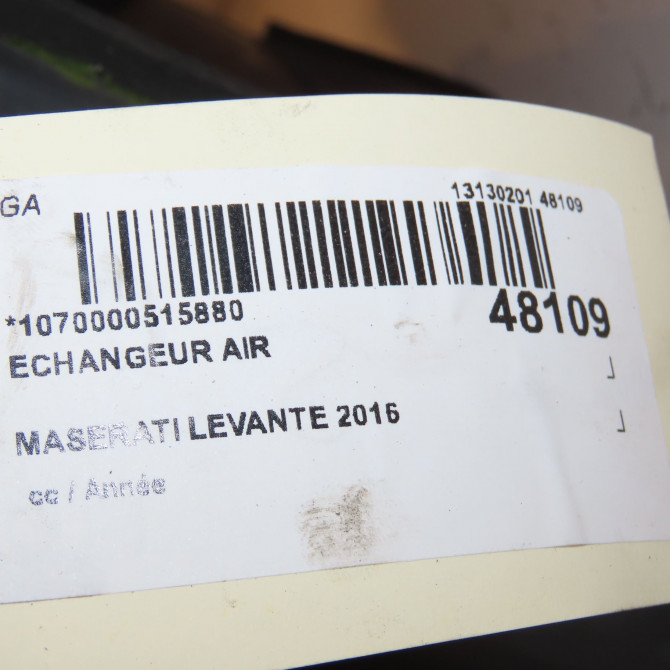 Echangeur air occasion MASERATI LEVANTE 4