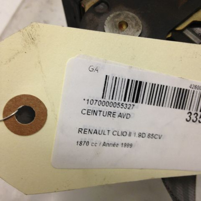 Ceinture avant droite occasion RENAULT CLIO II Phase 1 03-1998->06-2001 1.9 D 7700436756 3