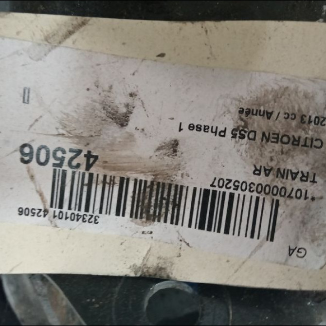 Train arrière occasion CITROEN DS5 Phase 1 06-2011->... 2