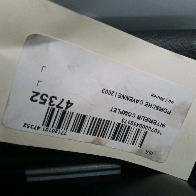 Interieur complet occasion PORSCHE CAYENNE I 4