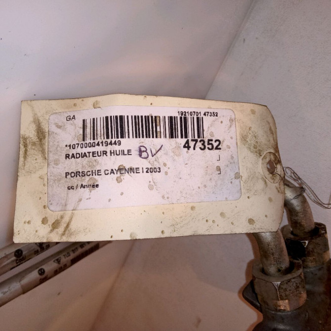 Radiateur huile occasion PORSCHE CAYENNE I 1103F7 4