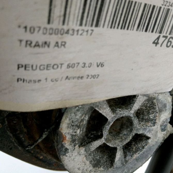 Train arrière occasion PEUGEOT 607 Phase 1 11-1999->09-2004 3.0i V6 5148A0 2