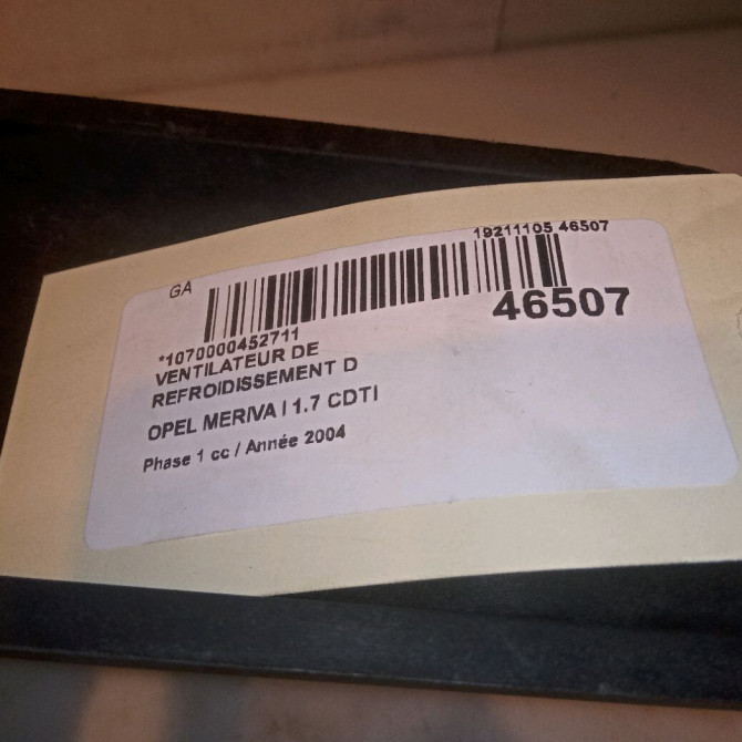 occasion OPEL MERIVA I Phase 1 04-2003->12-2005 1.7 CDTI 6