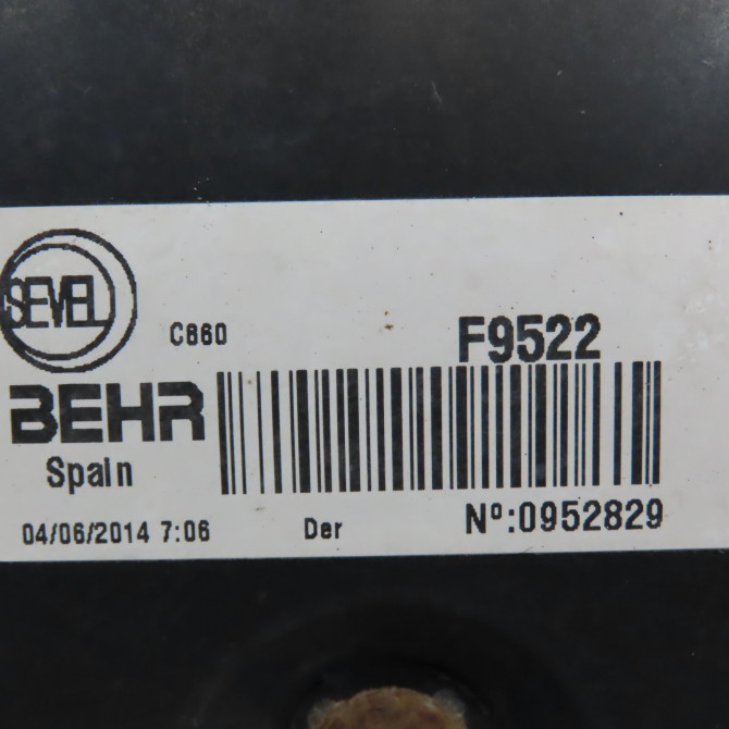 Ventilateur de refroidissement occasion FIAT DUCATO III Phase 1 06-2006->10-2014 2.3 D Turbo Multijet 130ch 6