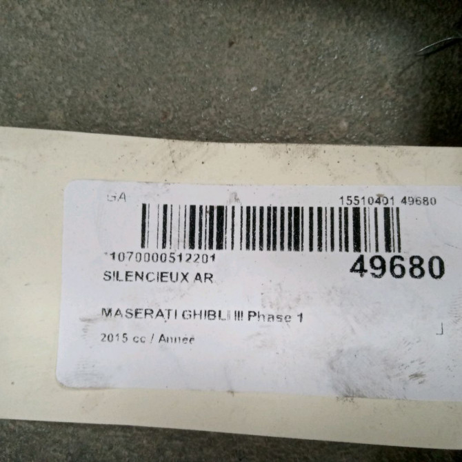 Silencieux arrière occasion 5