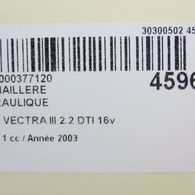 Cremaillere hydraulique occasion OPEL VECTRA III Phase 1 06-2002->10-2005 2.2 DTI 16v 125ch 93172331 6
