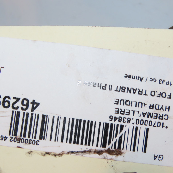 Cremaillere hydraulique occasion TRANSIT II Phase 2 10-1991->10-1994 3