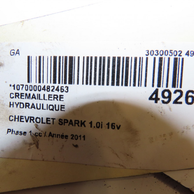 Cremaillere hydraulique occasion CHEVROLET SPARK Phase 1 01-2010->09-2012 1.0i 16v 68ch 95967297 8