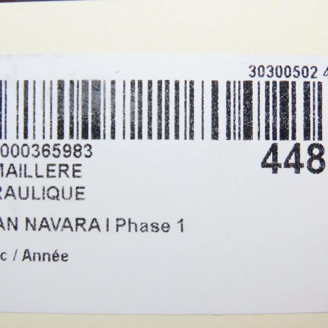 Cremaillere hydraulique occasion NISSAN NAVARA I Phase 1 08-2005->12-2010 6