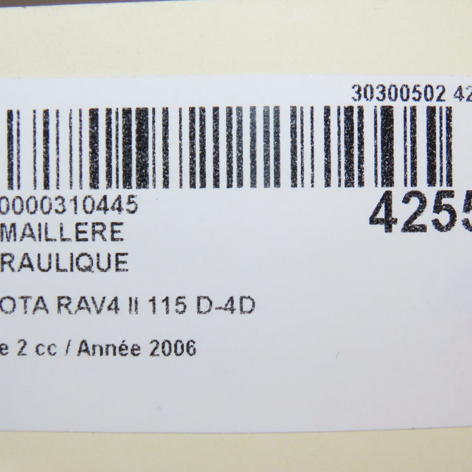 Cremaillere hydraulique occasion TOYOTA RAV4 II Phase 2 10-2003->12-2005 115 D-4D 4420042120 6