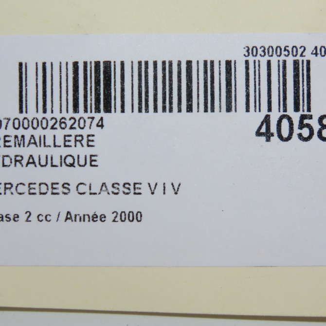 Cremaillere hydraulique occasion MERCEDES CLASSE V I Phase 2 03-1999->10-2003 V 220 CDI 6384603000 6