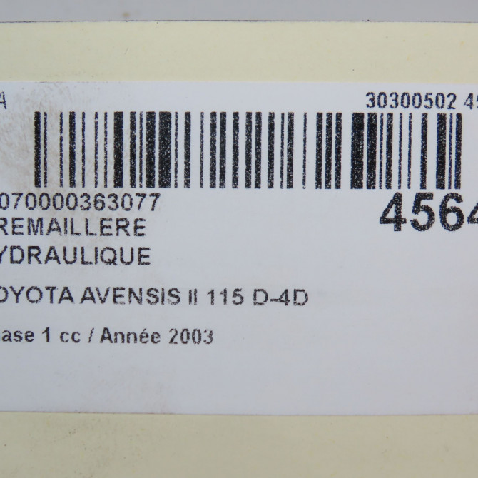 Cremaillere hydraulique occasion TOYOTA AVENSIS II phase 1 05-2003->08-2006 115 D-4D 4425005081 6