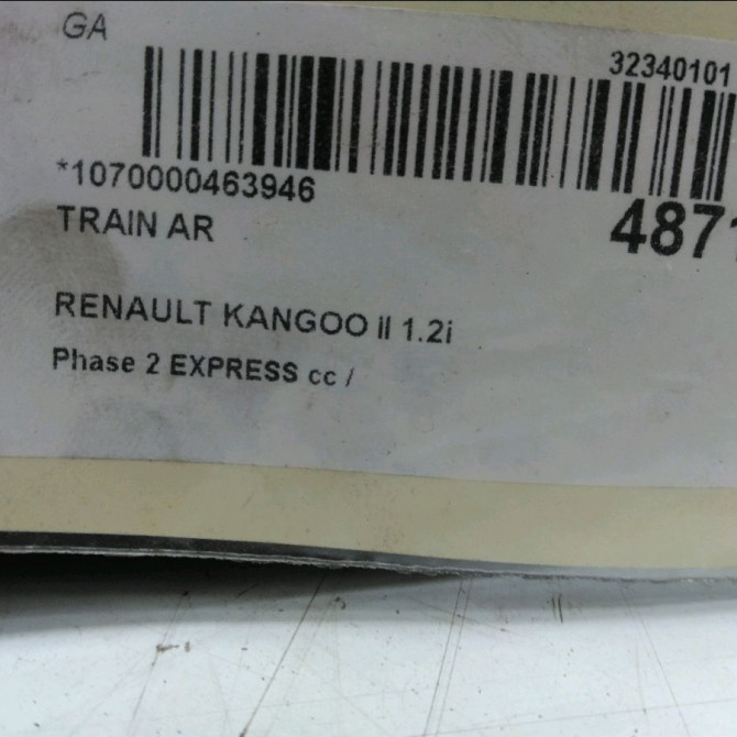 Train arrière occasion  555118632R 4