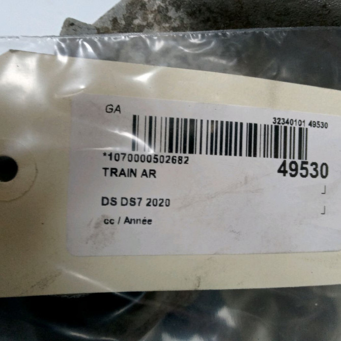 Train arrière occasion DS DS7 3