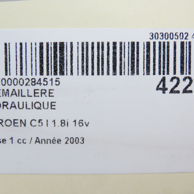 Cremaillere hydraulique occasion CITROEN C5 I Phase 1 03-2001->09-2004 1.8i 16v 1617932580 5