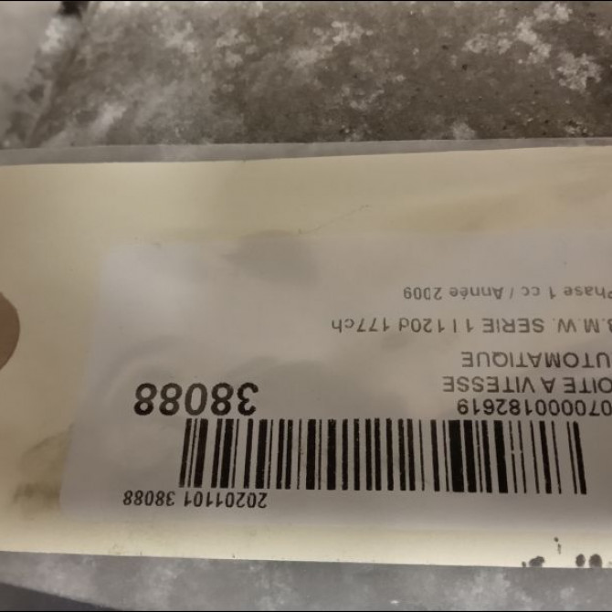 Boîte à vitesse automatique occasion B.M.W. SERIE 1 I Phase 1 01-2007->07-2011 120d 177ch 24007590160 5