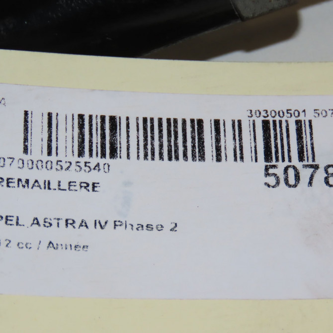 Cremaillere occasion OPEL ASTRA IV ASTRA IV Phase 2 2012-07-01->2016-04-30 13413957 7