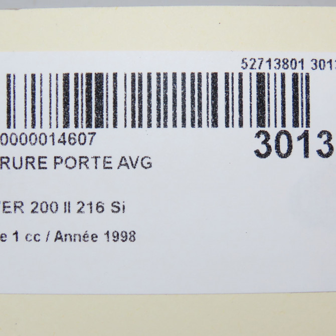 Serrure porte avg occasion ROVER 200 II Phase 1 05-1996->04-2000 216 Si FQJ101790 5
