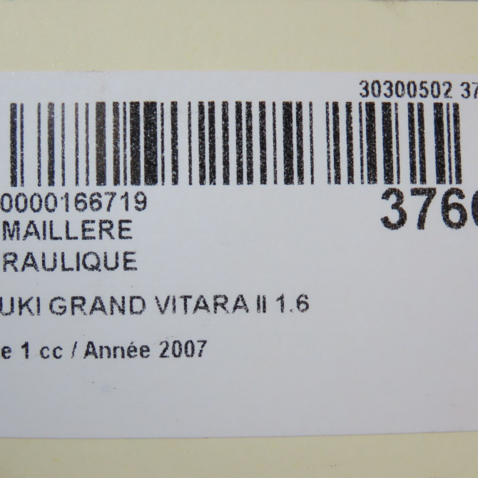 Cremaillere hydraulique occasion SUZUKI GRAND VITARA II Phase 1 09-2005->09-2009 1.6 VVT 106ch 4858065J52 6