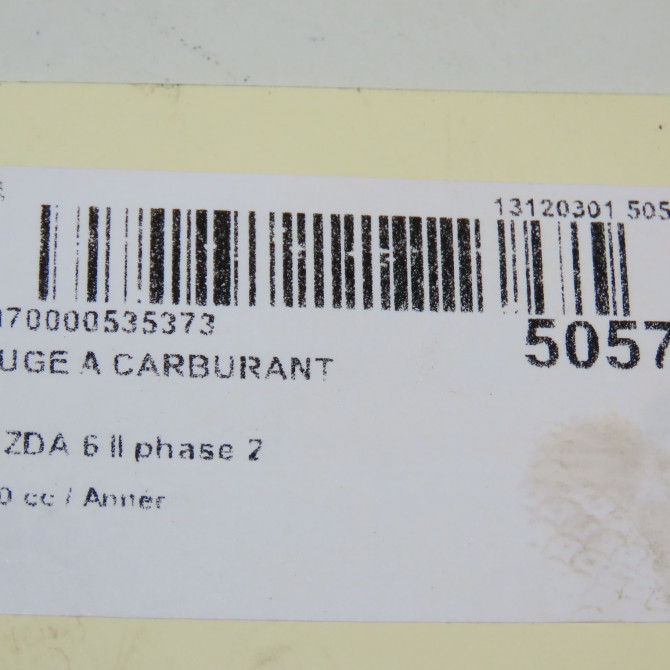 Jauge a carburant occasion MAZDA 6 II phase 2 03-2010->12-2012 6