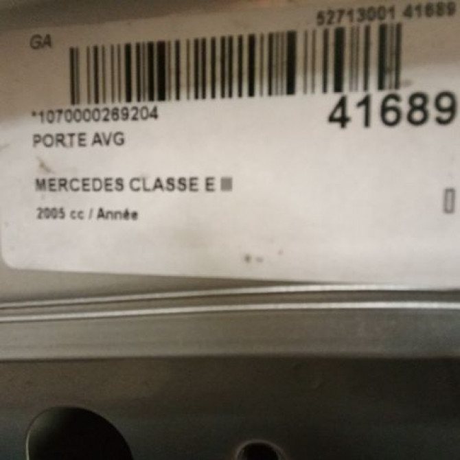 Porte avant gauche occasion MERCEDES CLASSE E III Phase 1 03-2002->06-2006 E280CDi FAP 177ch 211720130528 2