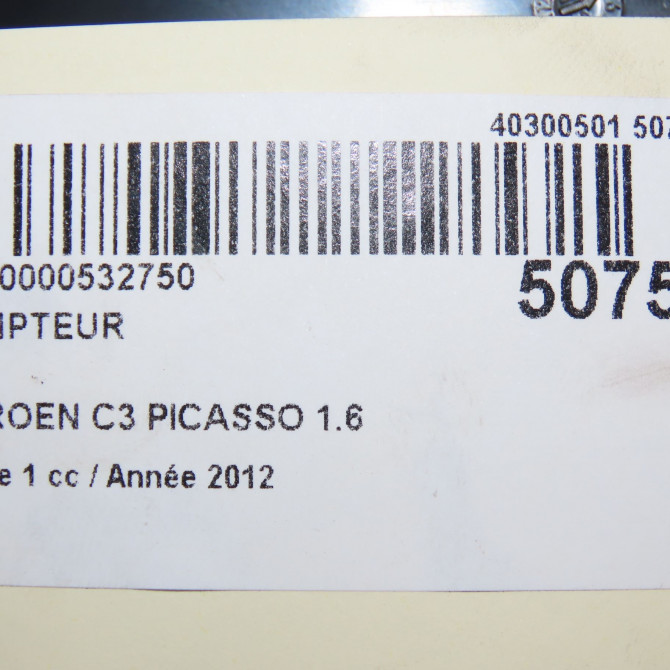 Compteur occasion CITROEN C3 PICASSO Phase 1 02-2009->08-2012 1.6 HDi 90ch 1614344380 6