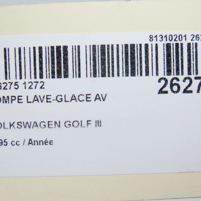Pompe lave-glace avant occasion VOLKSWAGEN GOLF III Phase 1 01-1992->12-1997 1H6955651 4