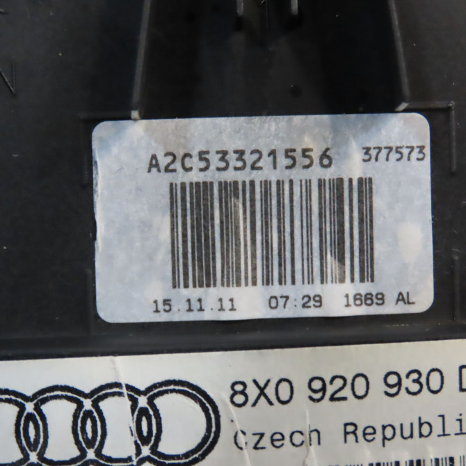 Compteur occasion AUDI A1 Phase 1 06-2010->03-2015 1.6 TDI 105ch 8X0920930D 4