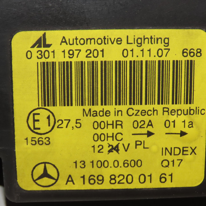Phare gauche occasion MERCEDES CLASSE A II Phase 1 12-2004->04-2008 A 200 CDI 1698200361 4