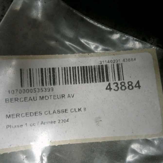 Berceau moteur avant occasion MERCEDES CLASSE CLK II Phase 1 05-2002->12-2009 270 CDI 2036280657 3