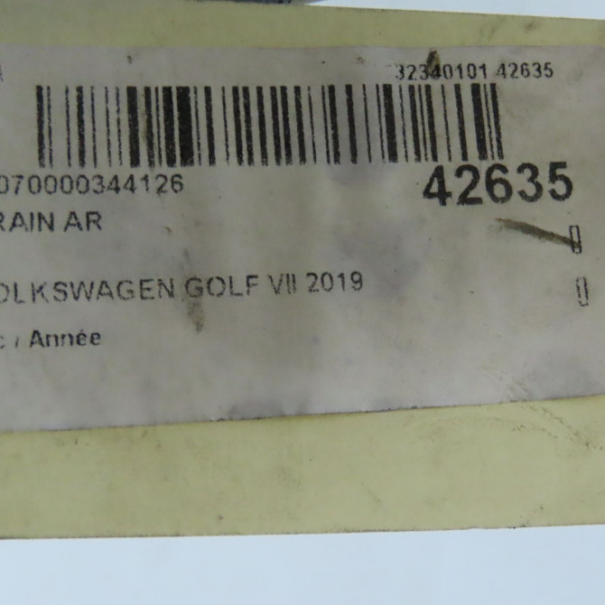 Train arrière occasion VOLKSWAGEN GOLF VII 5