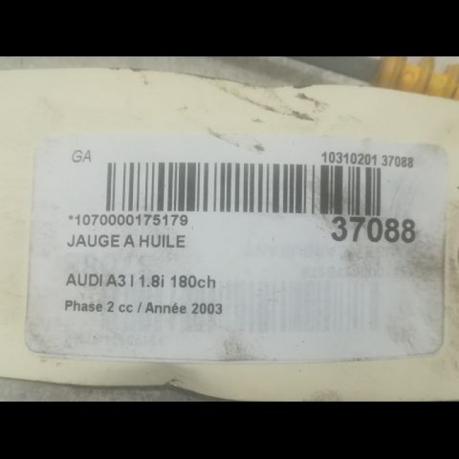 Jauge a huile occasion AUDI A3 I Phase 2 10-2000->06-2003 1.8i 180ch 2