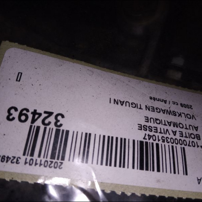 Boîte à vitesse automatique occasion VOLKSWAGEN TIGUAN I Phase 1 11-2007->04-2011 5