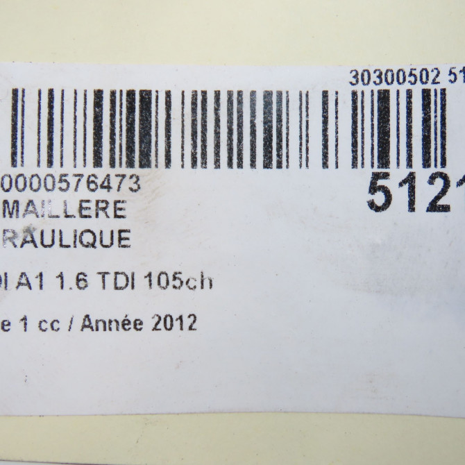 Cremaillere hydraulique occasion AUDI A1 Phase 1 06-2010->03-2015 1.6 TDI 105ch 6R1423055P 5