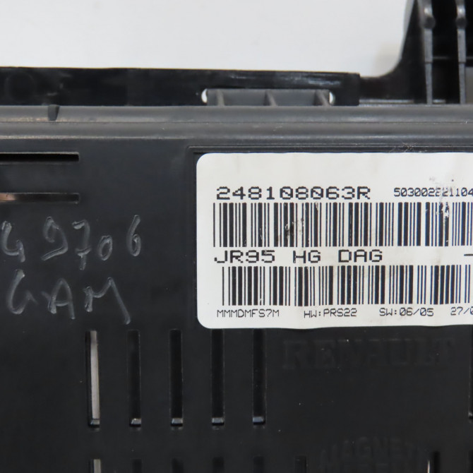 Compteur occasion RENAULT SCENIC III Phase 2 12-2011->03-2013 1.5 DCI 110ch 248100072R 6