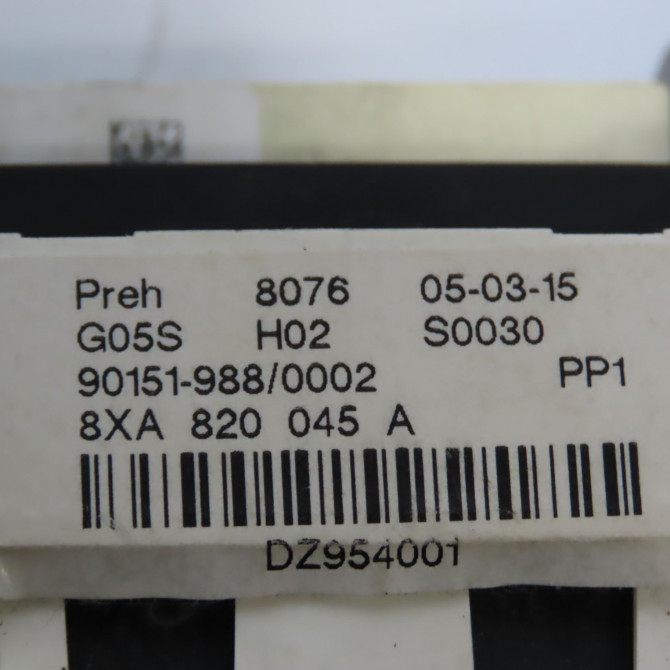 Commande de chauffage occasion AUDI A1 A1 Phase 2 2014-12-01->2019-06-30 1.0 TFSI 95ch 8XA820045A 4