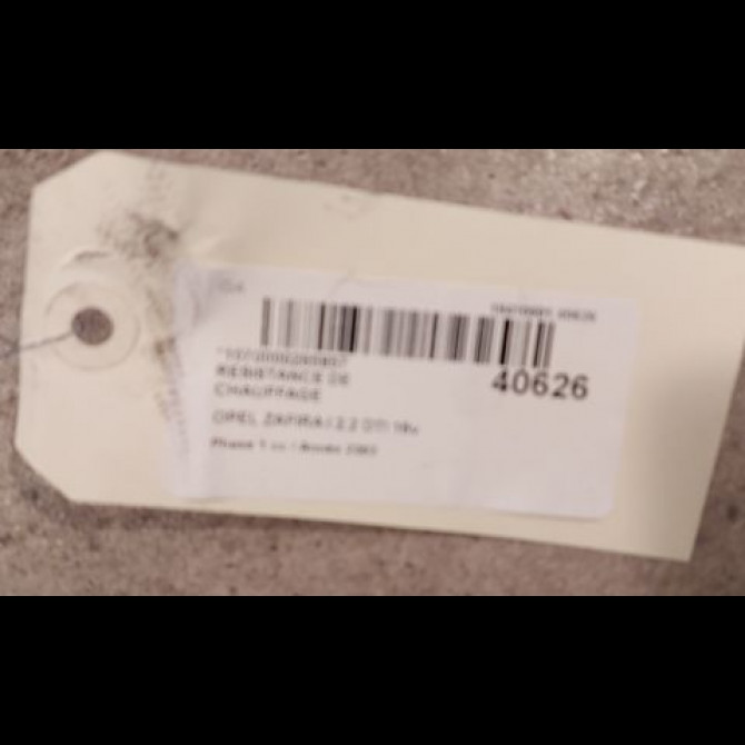 Resistance de chauffage occasion OPEL ZAFIRA I Phase 1 03-1999->07-2005 2.2 DTI 16v 125ch 3