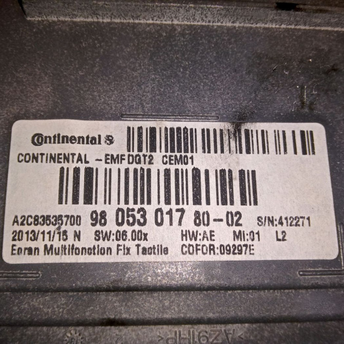 Autoradio occasion PEUGEOT 208 208 Phase 1 2012-03-01->2015-09-30 1.6 E-HDI 92ch 6