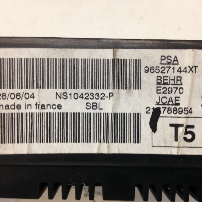 Commande de chauffage occasion PEUGEOT 307 Phase 1 04-2001->06-2005 2.0 HDI 16v 136ch 3