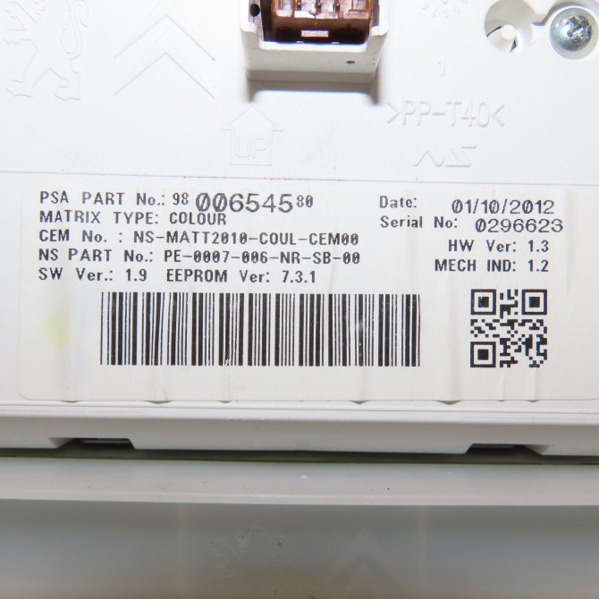 Compteur occasion PEUGEOT 208 208 Phase 1 2012-03-01->2015-09-30 1.6 E-HDI 92ch 9822703980 3